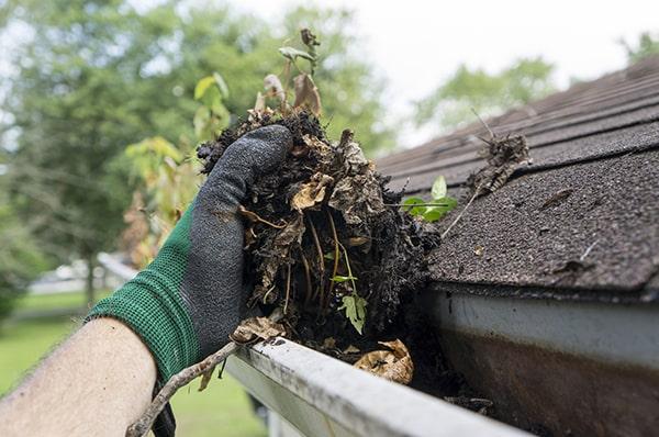 we use specialized gutter cleaning tools and equipment to effectively remove debris and buildup